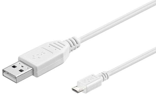 Microconnect Usbabmicro18w Usb Cable Usb 2.0 1.8 M Usb A Micro-Usb B W