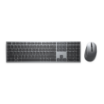 DELL KM7321W keyboard Mouse included Office RF Wireless + Bluetooth US English Gray, Titanium