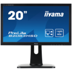 iiyama ProLite B2083HSD-B1 LED display 49.5 cm (19.5") 1600 x 900 pixels HD+ Black