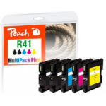 Peach PI400-70 inktcartridge 5 stuk(s) Compatibel Hoog (XL) rendement Zwart, Cyaan, Magenta, Geel
