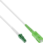 InLine Fiber Optical Simplex Cable, FTTH, LC/APC8° to SC/APC8° 9/125µm OS2 3m