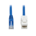 Tripp Lite N237-F18N-WHSH networking cable Blue 18" (0.457 m) Cat6 U/UTP (UTP)