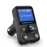 Energy Sistem Car FM Xtra 87,5 - 108 MHz Bluetooth/USB Zwart