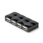 Belkin 4-Port USB 2.0 480 Mbit/s Zwart