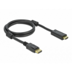 DeLOCK 85955 video cable adapter 1 m HDMI Type A (Standard) DisplayPort Black