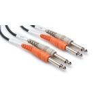 Hosa Technology 2 x TRS/2 x TRS audio cable 3 m 2 x 6.35mm 6.35mm TRS Black