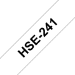 Brother HSE-241 Heat Shrink Tubes black on white 17,7mm x 1,5m for Brother P-Touch TZ 3.5-18mm HSE/24mm HSE/36mm HSE