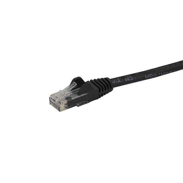 Startech StarTech N6PATCH100BK 100 ft Black Snagless Cat6 UTP Patch Cable