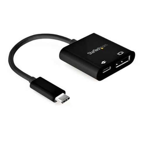 StarTech.com USB C to DisplayPort Adapter with Power Delivery - 8K 60Hz /4K 120Hz USB Type C to DP 1.4 Video Converter w/ 60W PD Pass-Through Charging - HBR3 - Thunderbolt 3 Compatible