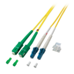 EFB Elektronik O0362.3 InfiniBand en Glasvezelkabel 3 m SC LC Geel