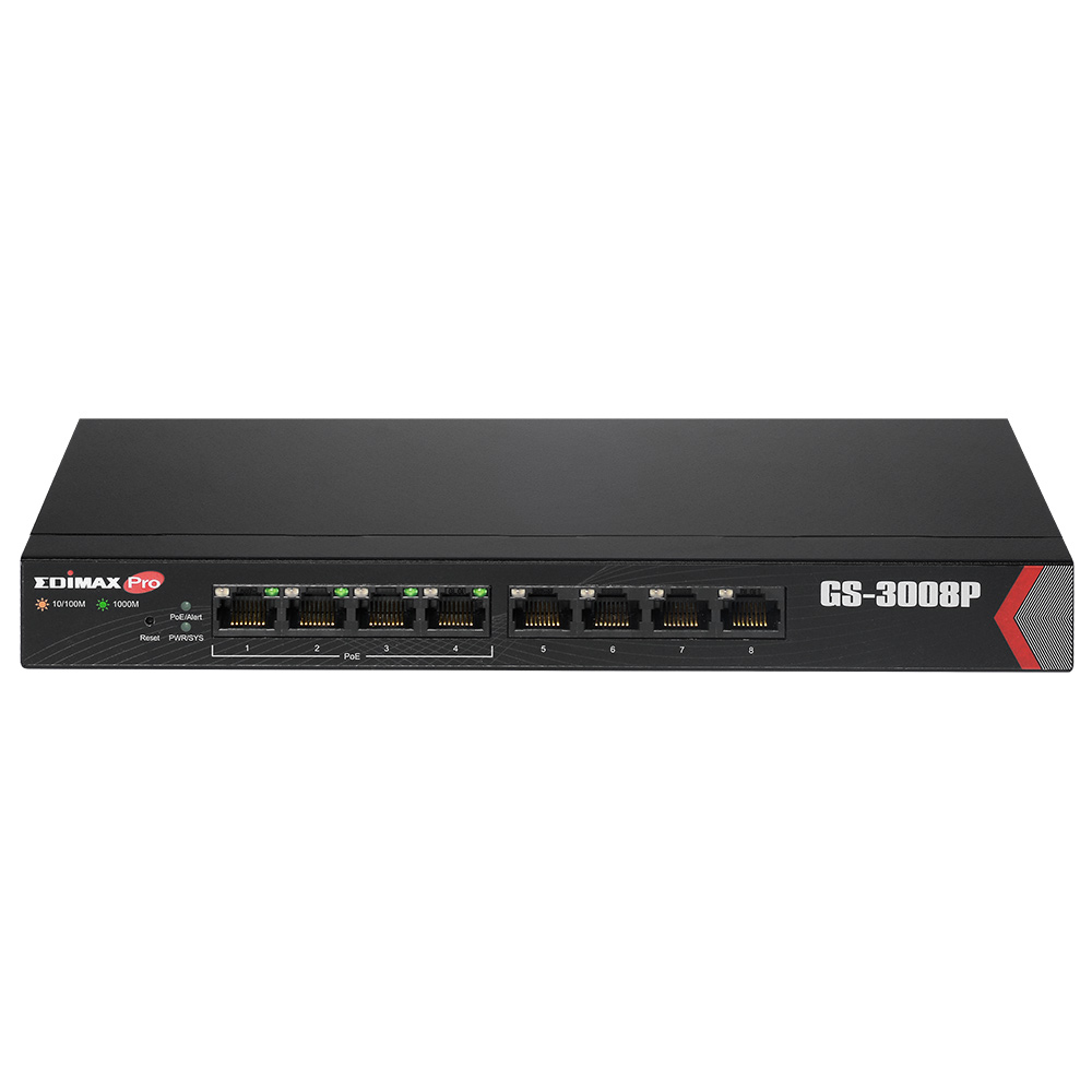Edimax GS-3008P network switch Managed Gigabit Ethernet...