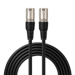 Lindy 2m XLR Male to XLR Male Audio Cable, Black