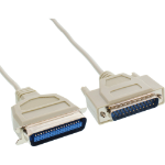 InLine printer cable Bi-Directional 25 Pin D-Sub to 36 Pin Centronics 2m