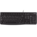 Logitech K120 keyboard USB Croatian Black