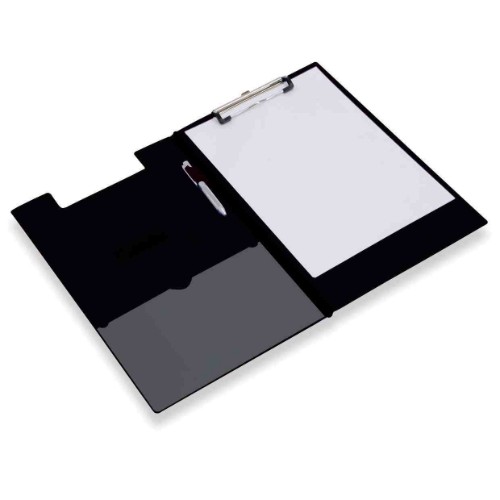 Rapesco Foldover Clipboard personal organizer PVC Black