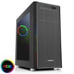 GAMEMAX Vanguard VR2 Brushed Alum Effect Mid-Tower RGB Gaming Case With Window