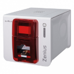 Evolis Zenius Classic GO PACK, single sided, 12 dots/mm (300 dpi), USB, red