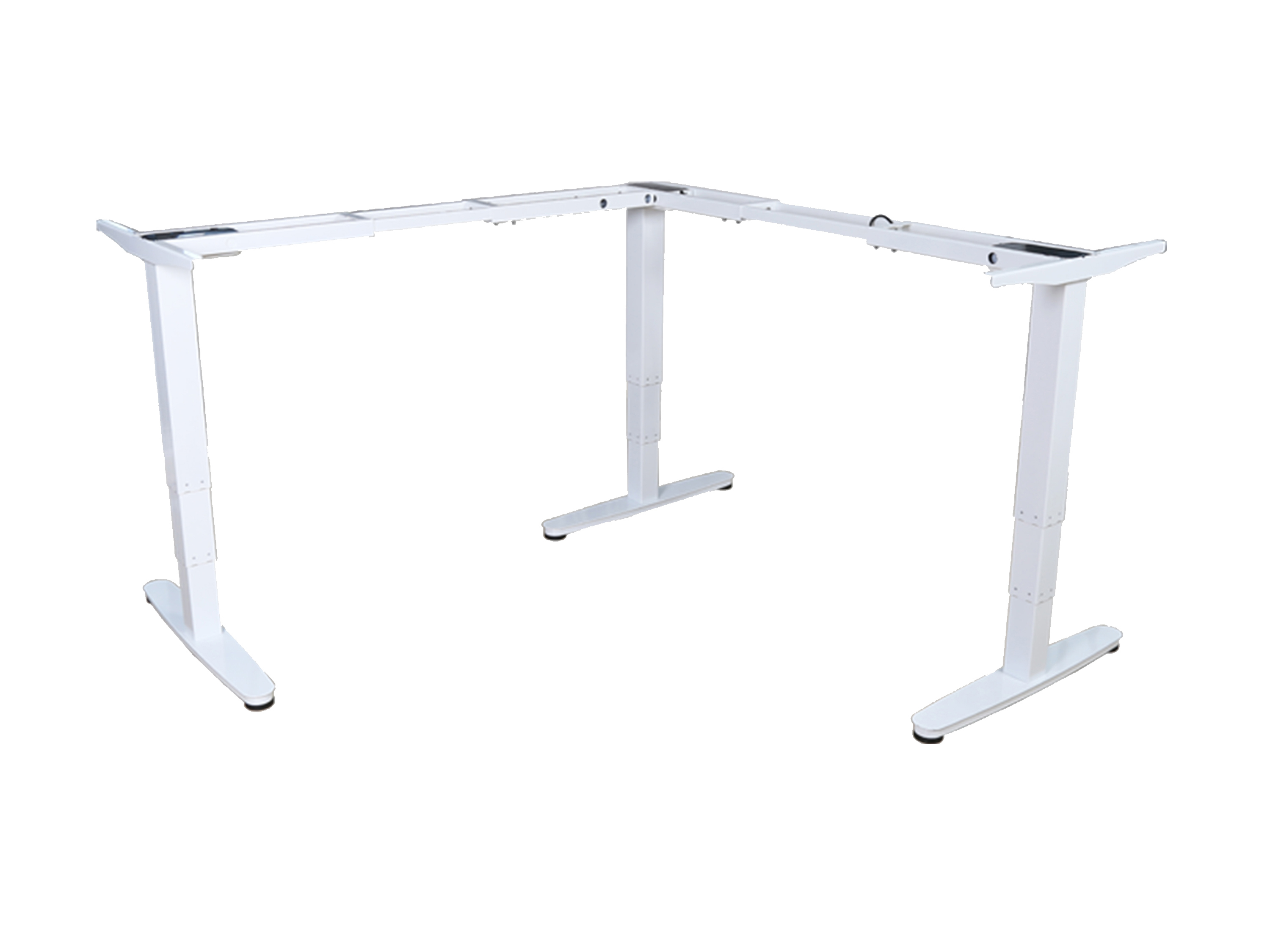 Image of Equip ERGO L Shaped Electric Sit-Stand Desk Frame - Triple Motor -...