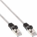 InLine Patch Cable SF/UTP Cat.5e transparent 7.5m