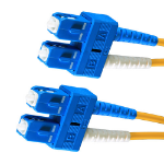 Cablenet 3m OS2 9/125 SC-SC Duplex Yellow LSOH Fibre Patch Lead