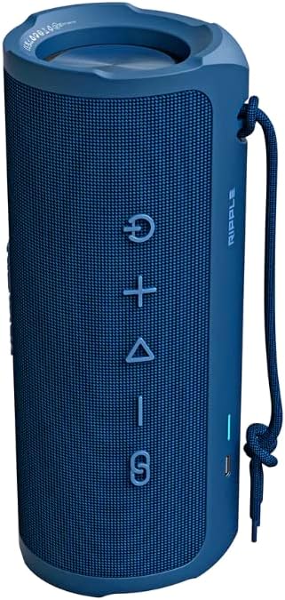 HiFuture - Ripple - 30W Waterproof Bluetooth Speaker - Blue