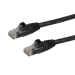 StarTech.com Cable de 7,5m Cat6 Ethernet de Red Negro - RJ45 sin Enganches - 24AWG