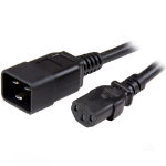 StarTech.com PXTC13C20143 power cable Black 35.4" (0.9 m) C13 coupler C20 coupler