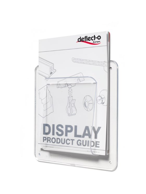Deflecto Universal Chart and File Holder Clear