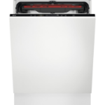 AEG Series 6000 SatelliteClean Integrated Dishwasher - C-Rated, Black control panel