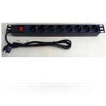 Microconnect CABINETACC23 power distribution unit (PDU) 8 AC outlet(s) 1U Black