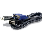 Trendnet TK-CU15 KVM cable Black 4.5 m