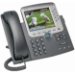 Cisco Unified IP Phone 7975G w/ 1 RTU License Caller ID Black, Silver