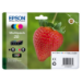 Epson Strawberry 29 CMYK cartucho de tinta 1 pieza(s) Original Rendimiento estándar Negro, Cian, Magenta, Amarillo