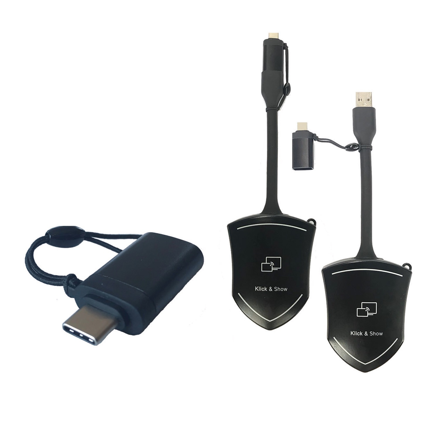 Kindermann Klick + Show USB-C Cap Svart 1 styck