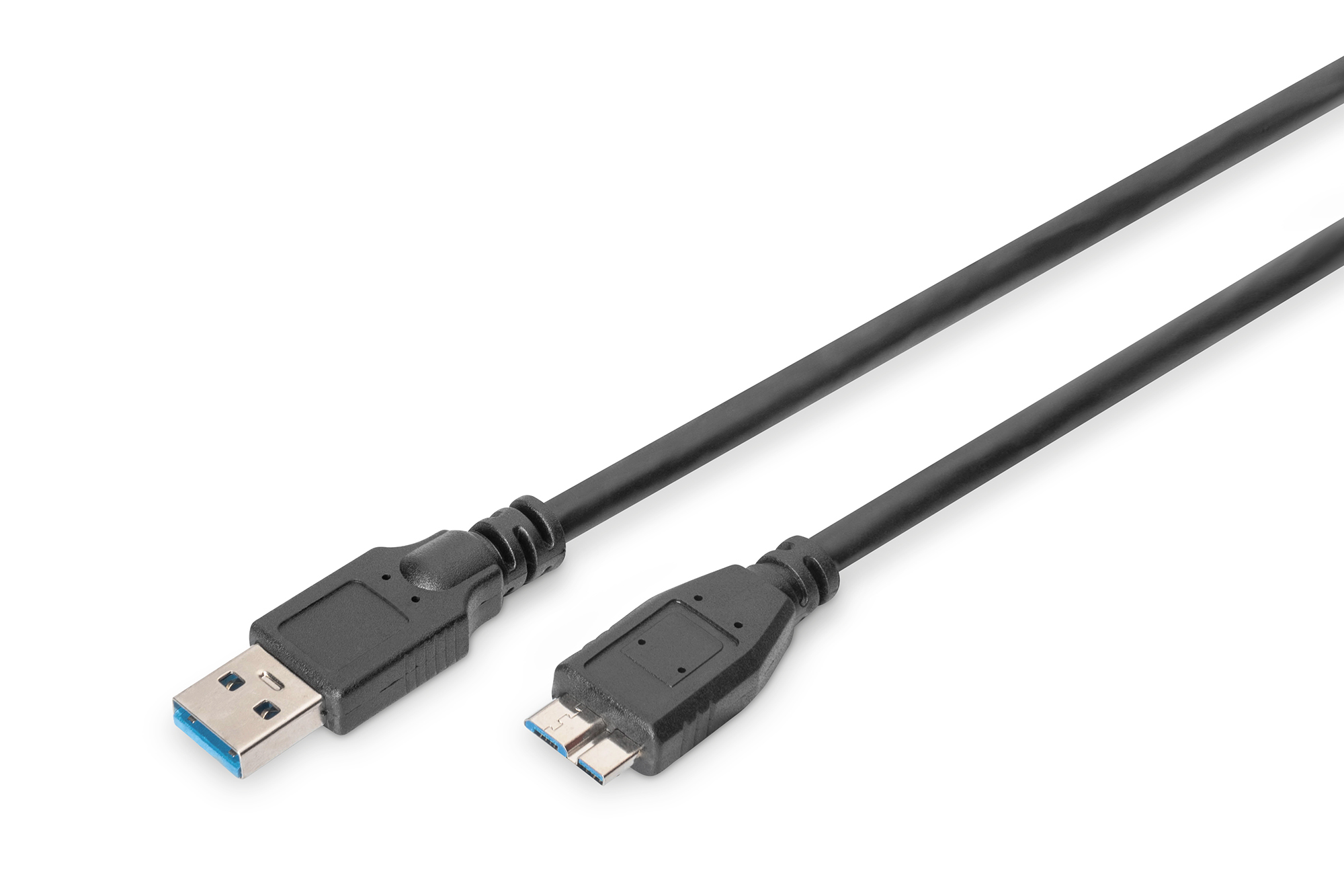 Digitus AK-300116-030-S USB cable 3 m USB 3.2 Gen 1 (3.1 Gen 1) USB A Micro-USB B Black