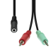 ProXtend 4-Pin o 2x 3-Pin Cle F-M