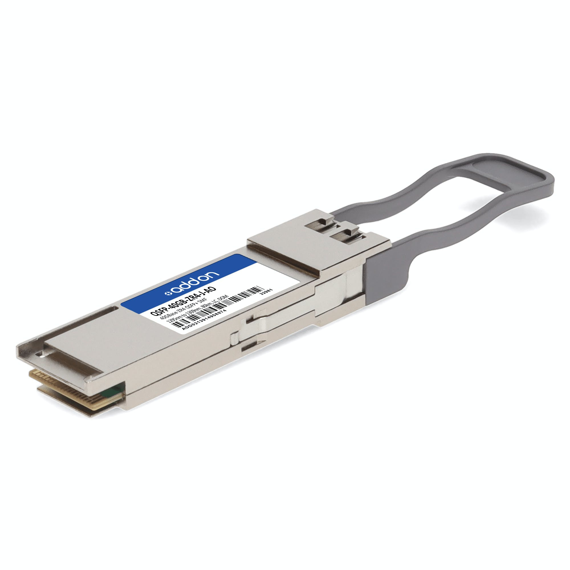 AddOn Networks QSFP-40GB-ZR4-J-AO Compatible 40G QSFP+ 80 km TAA Compliant Transceiver AddOn Networks QSFP-40GB-ZR4-J-AO Compatible 40G QSFP+ 80 km TAA Compliant Transceiver