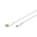 Digitus USB-C silicone connection cable, 1m, white