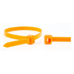 WKK 110126371 cable tie Releasable cable tie Plastic, Polyamide Orange 100 pc(s)
