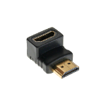 InLine HDMI Adapter male / female downside angled gold plated, 4K2K