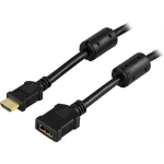 Deltaco HDMI-121 HDMI-kabel 1 m HDMI Typ A (standard) Svart