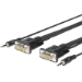 Vivolink PROVGAMCS4.6 video cable adapter 4.6 m VGA (D-Sub) + 3.5mm Black