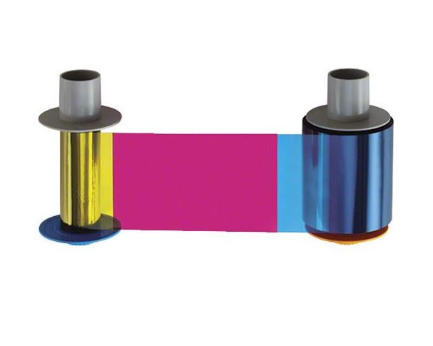 Image of HID Identity Fargo 84514 YMCFK Colour Ribbon with UV Panel (500...