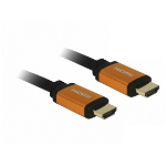 DeLOCK 85728 HDMI cable 1.5 m HDMI Type A (Standard) Black,Gold