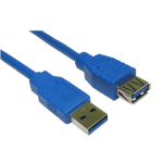 Cables Direct USB 3.0 USB cable 3 m USB 3.2 Gen 1 (3.1 Gen 1) USB A Blue