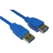 Cables Direct USB 3.0 USB cable 3 m USB 3.2 Gen 1 (3.1 Gen 1) USB A Blue