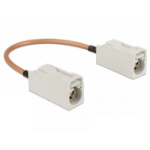 DeLOCK 89674 coaxial cable RG-316 0.15 m FAKRA B Brown, White