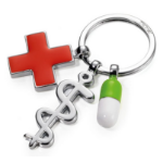 TROIKA GET WELL Key ring Multicolour, Silver