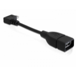 DeLOCK 83104 USB cable 0.11 m 2.0 Micro-USB B USB A Black