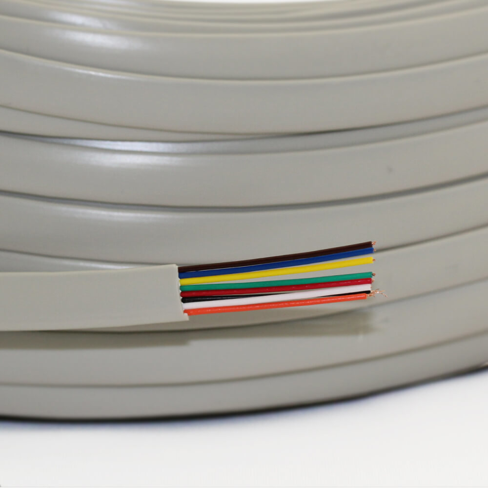 Videk 8 Way Modular Flat Cable 100Mtr Reel